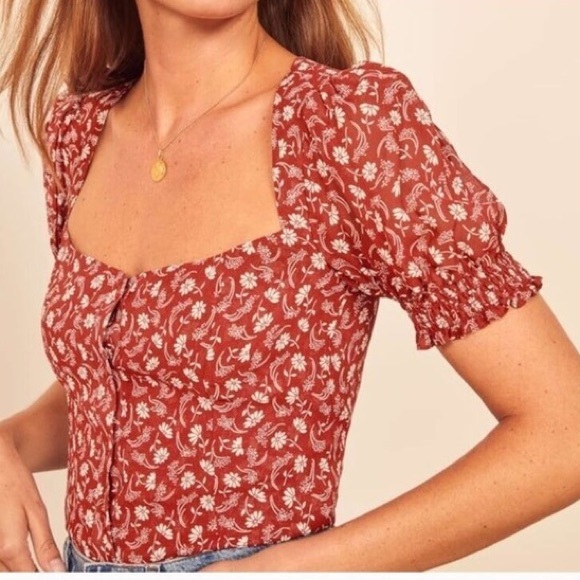 Reformation Nadja top - Picture 1 of 4